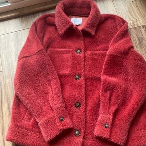 Anthropologie shirt jacket, Greylin